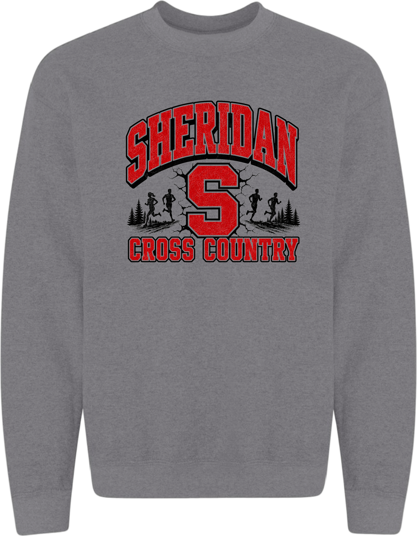 Sheridan Back To School _ Cross Country Design 2 Crew