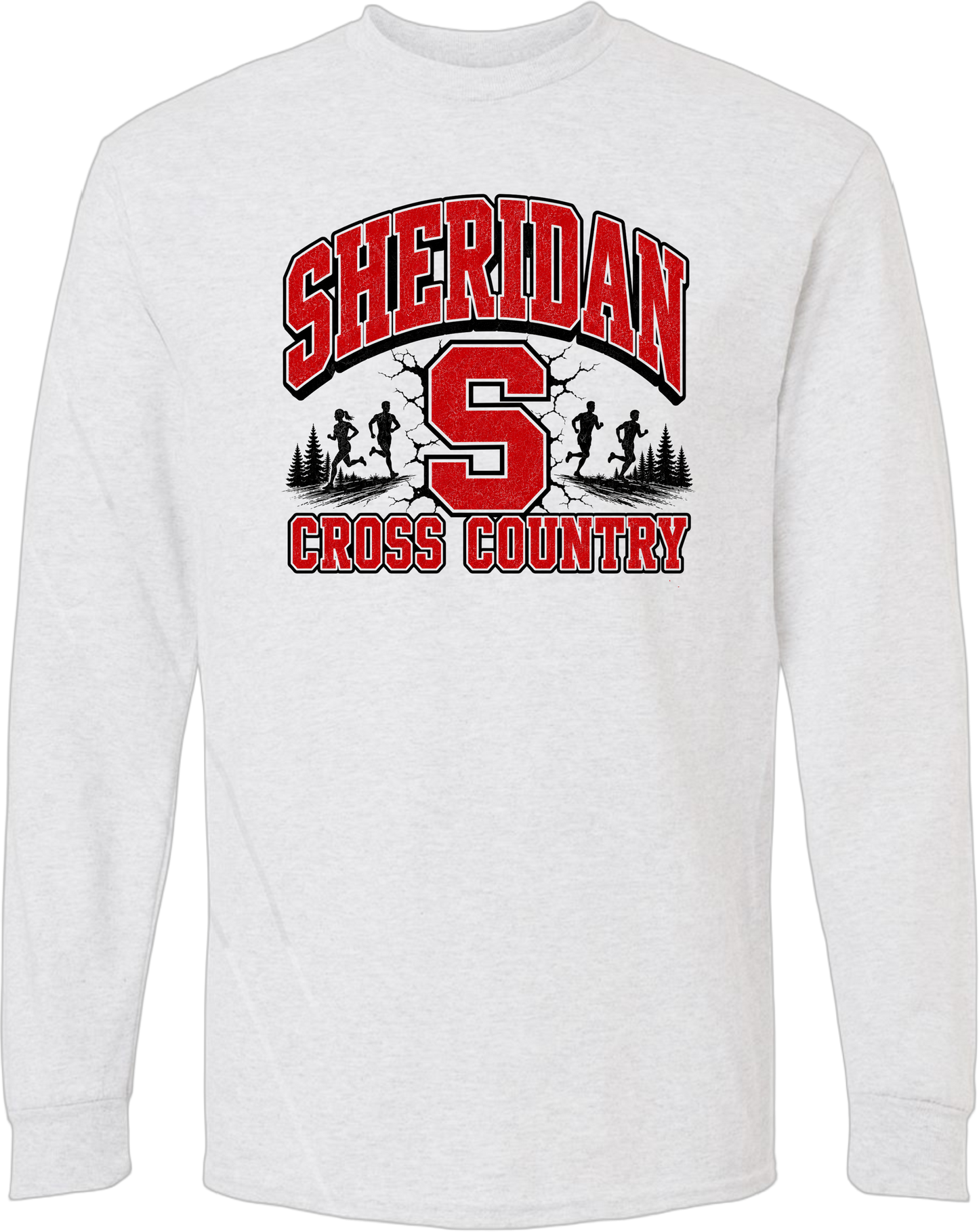 Sheridan Back To School_ Cross Country Design 2 Long Sleeve