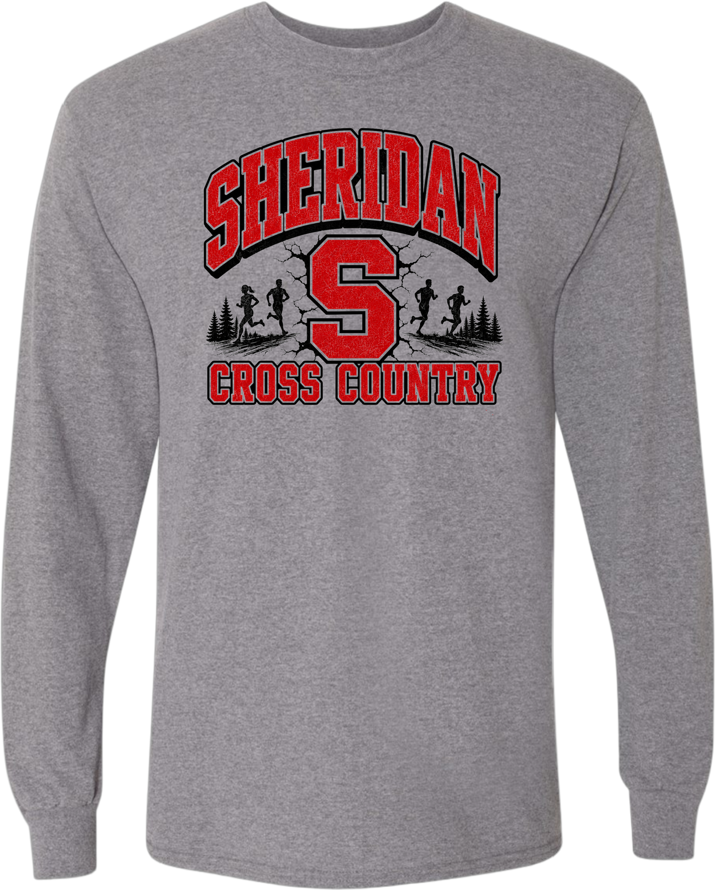 Sheridan Back To School_ Cross Country Design 2 Long Sleeve