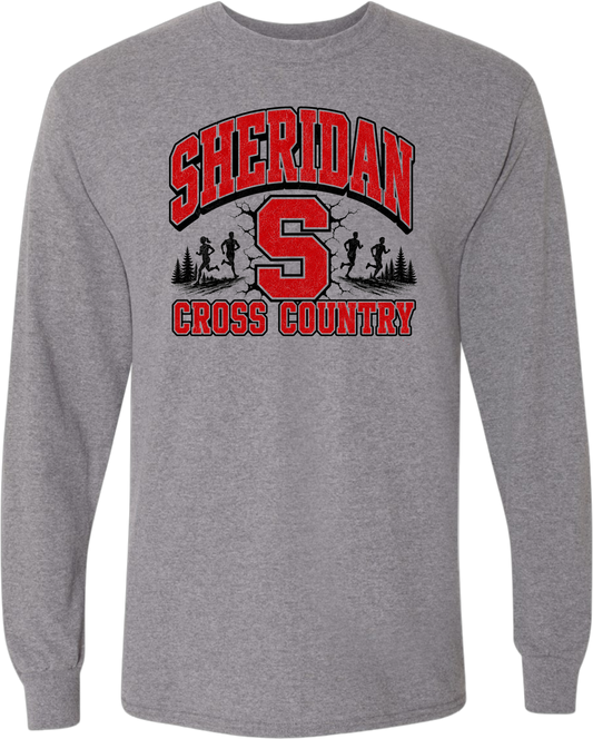 Sheridan Back To School_ Cross Country Design 2 Long Sleeve