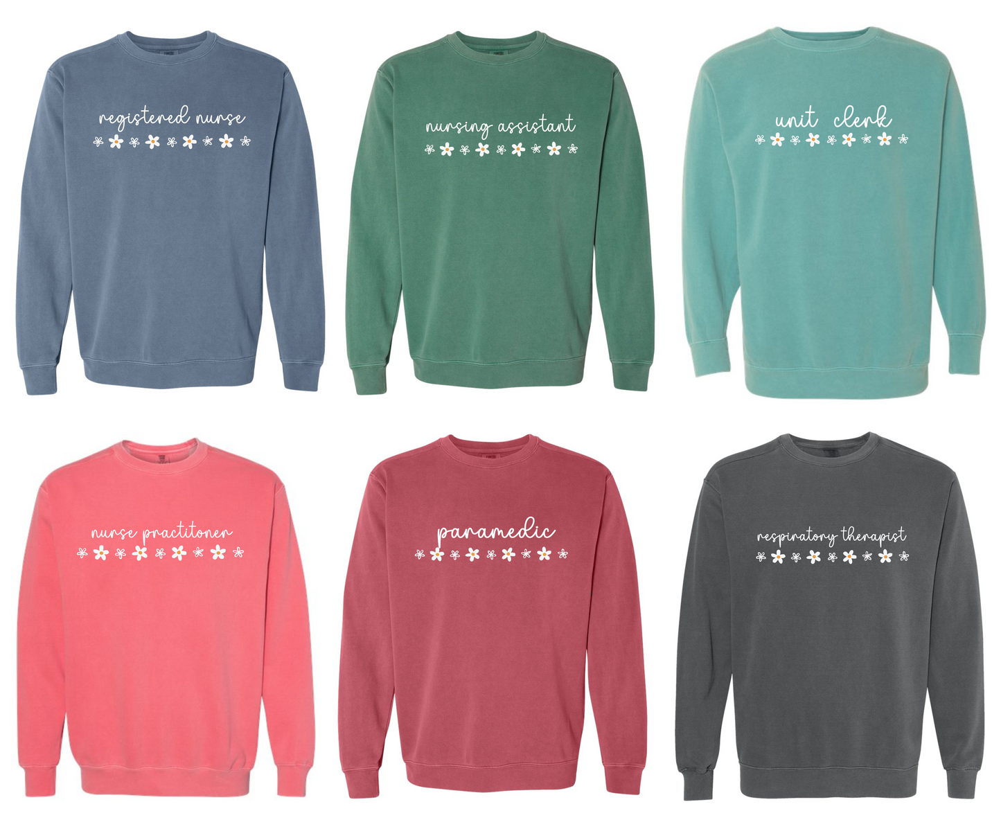 Daisy Comfort Colors Crew
