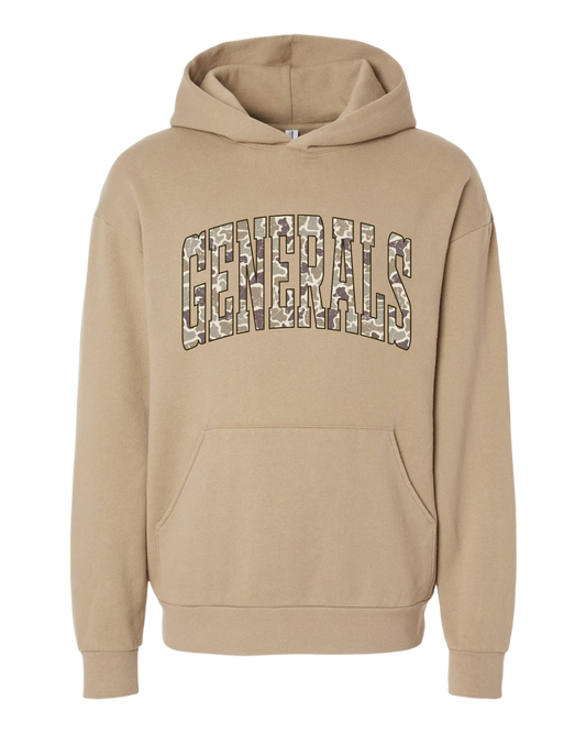 Sandstone Hoodie Generals Camo Print
