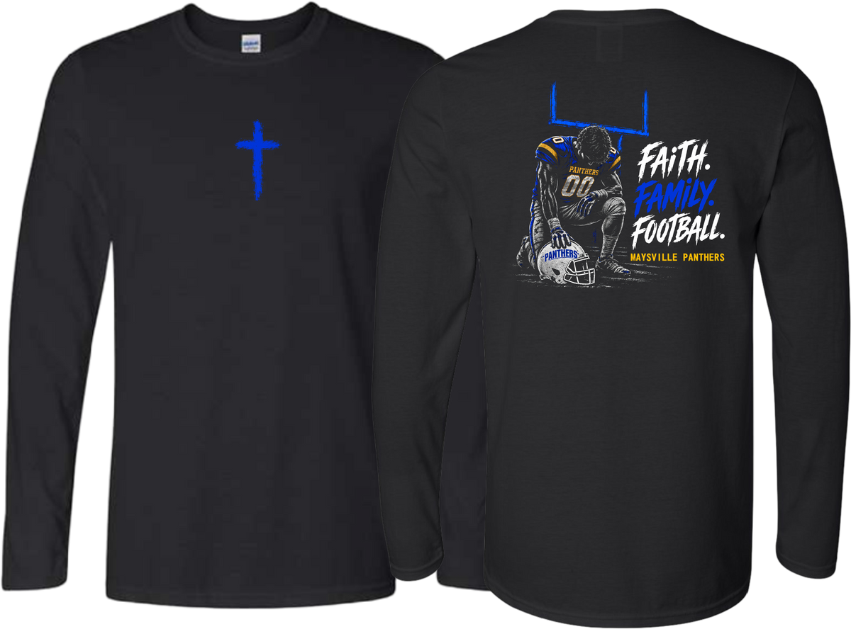 Maysville_Faith Family Football Long Sleeve T