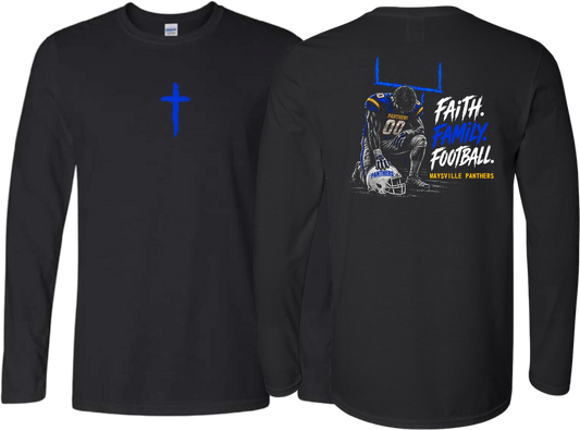 Maysville_Faith Family Football Long Sleeve T