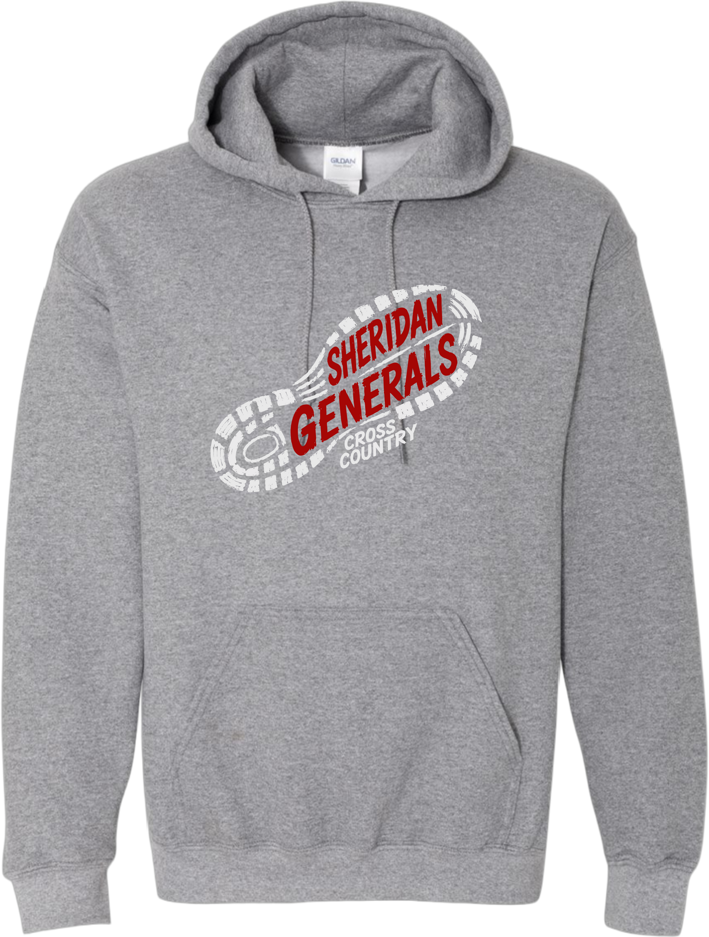 Sheridan Back To School _ Cross Country Design 1 Hoodie