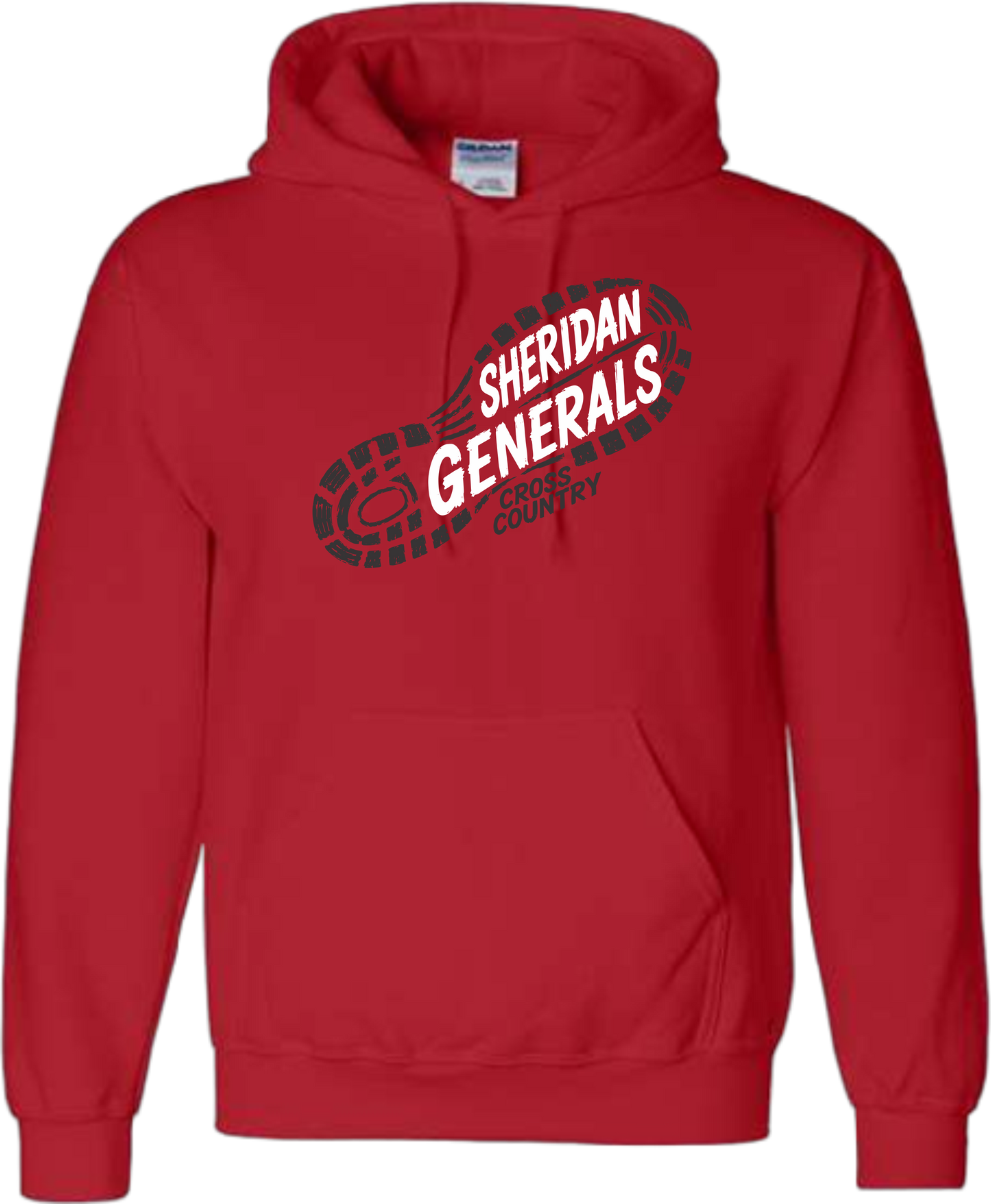Sheridan Back To School _ Cross Country Design 1 Hoodie