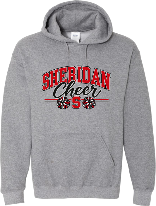 Sheridan Back To School _Cheer 2 Hoodie