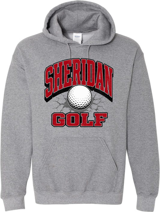 Sheridan Back To School _ Golf Design 2 Hoodie