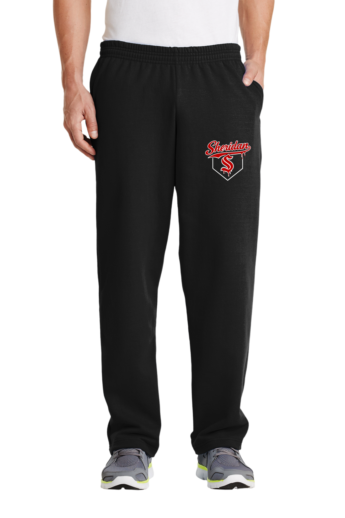 Sheridan Baseball Open Bottom Sweats Drip