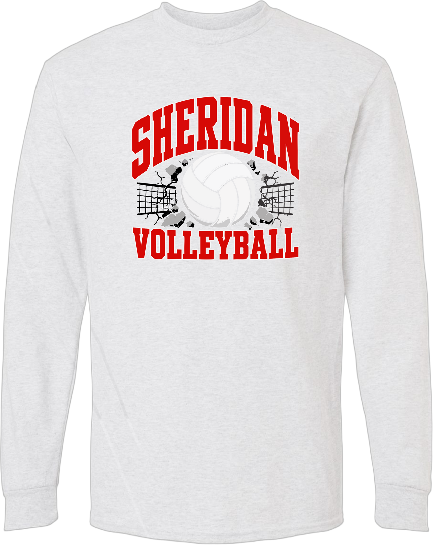 Sheridan Back To School _ Volleyball Design 1 Long Sleeve