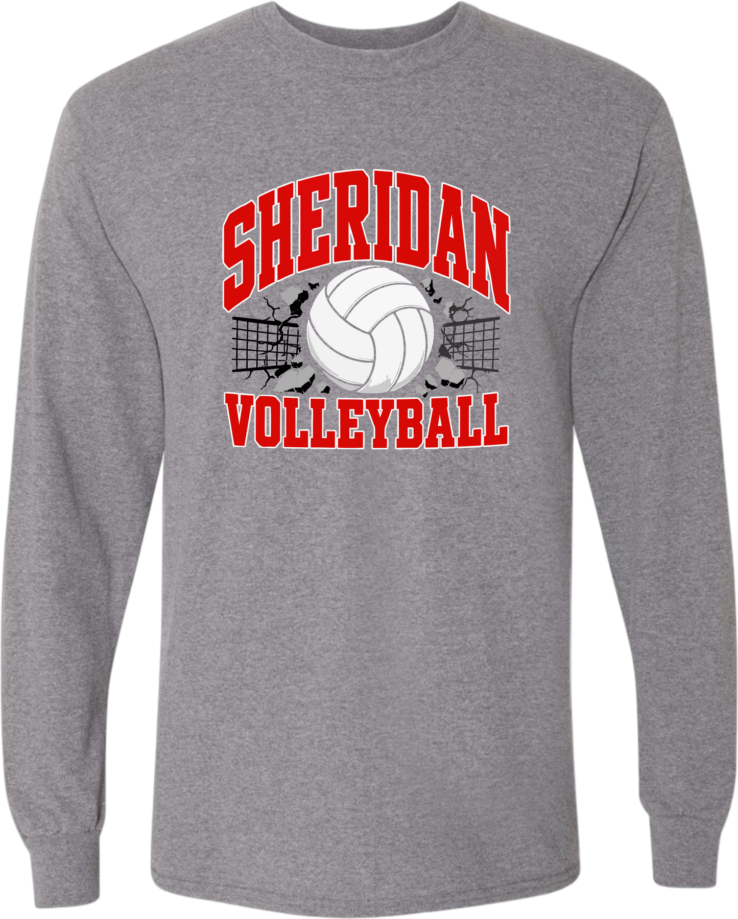 Sheridan Back To School _ Volleyball Design 1 Long Sleeve