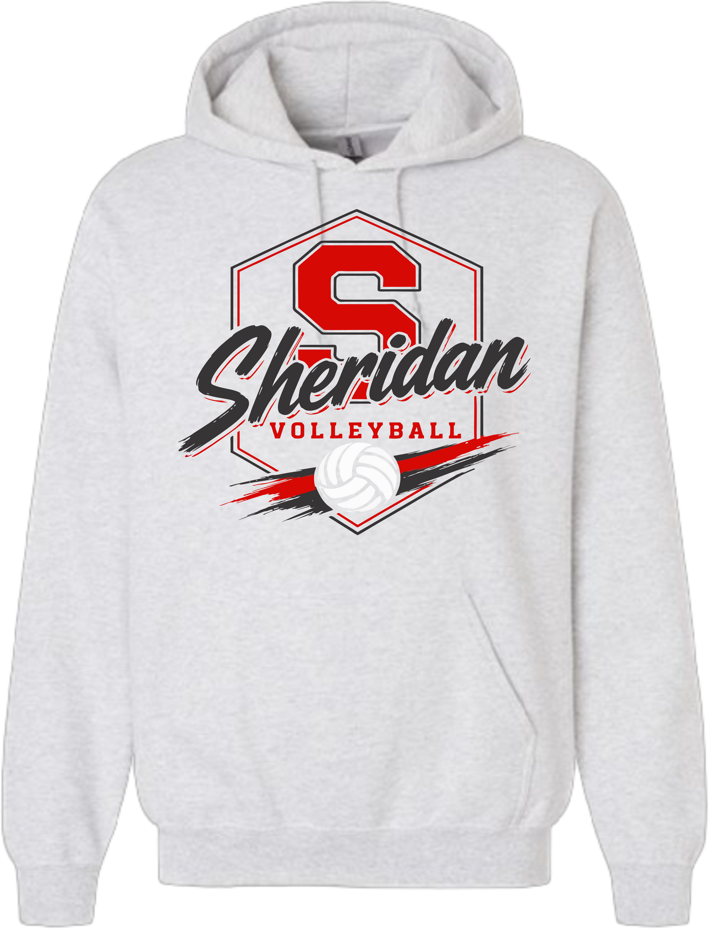 Sheridan Back To School _ Volleyball Design 2 Hoodie