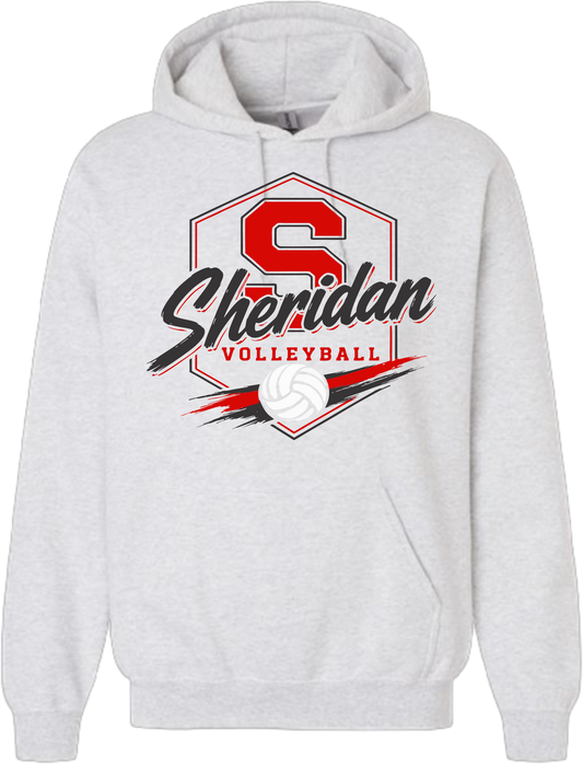 Sheridan Back To School _ Volleyball Design 2 Hoodie