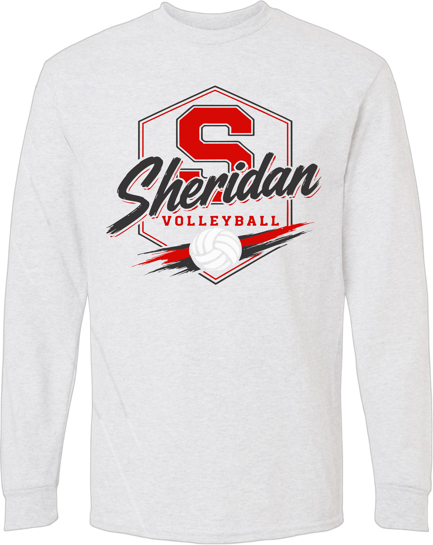 Sheridan Back To School _ Volleyball Design 2 Long Sleeve