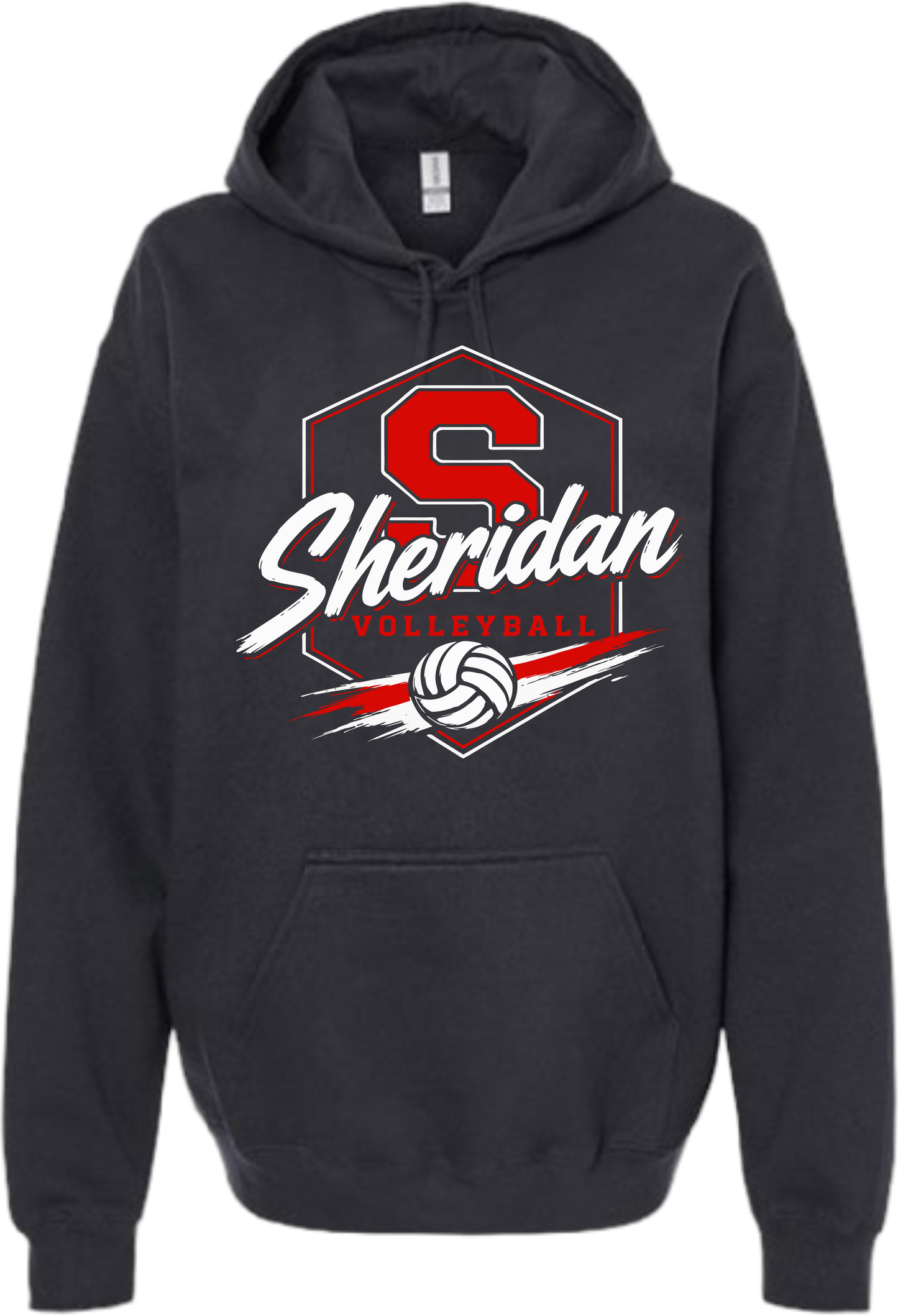 Sheridan Back To School _ Volleyball Design 2 Hoodie