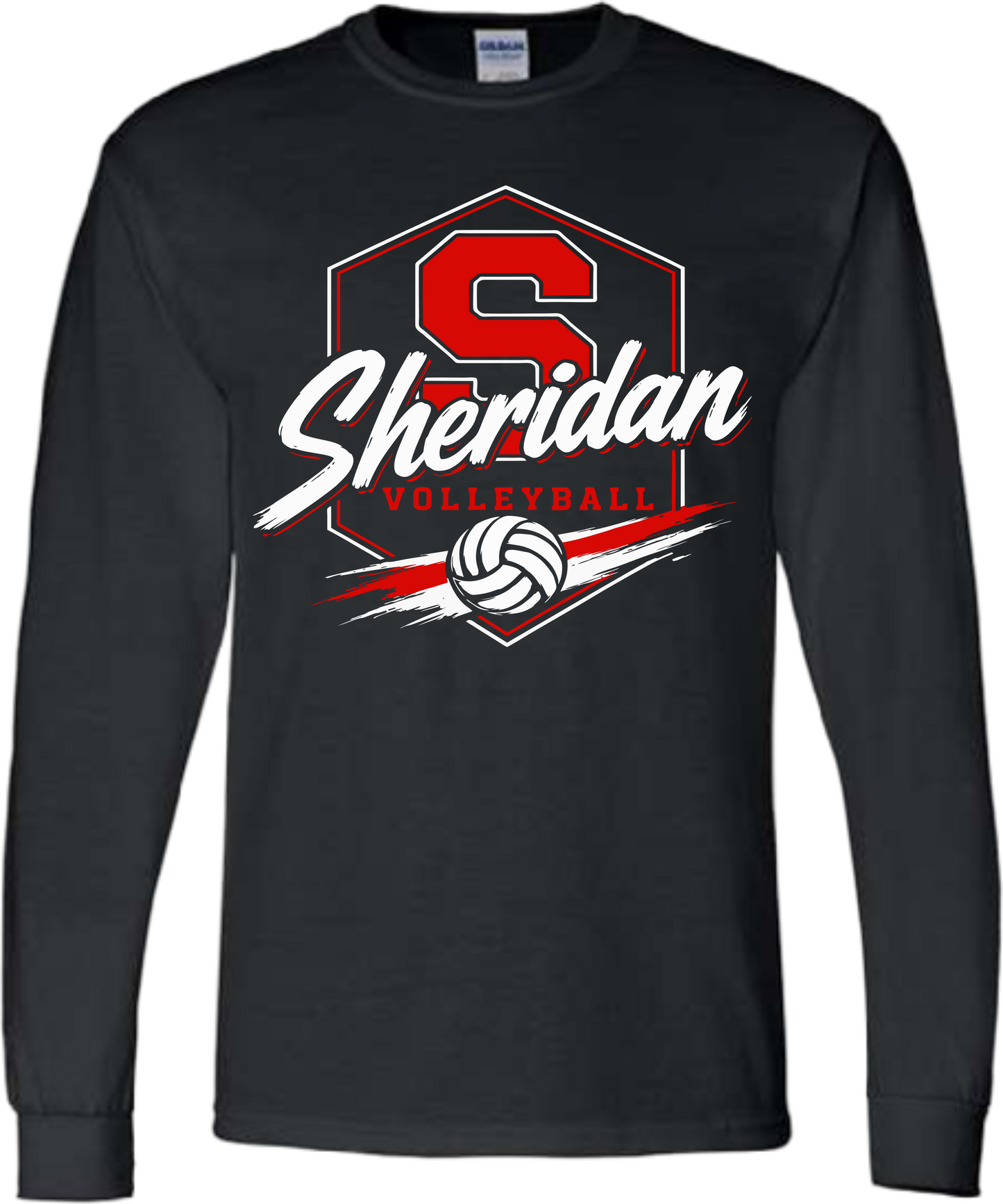 Sheridan Back To School _ Volleyball Design 2 Long Sleeve