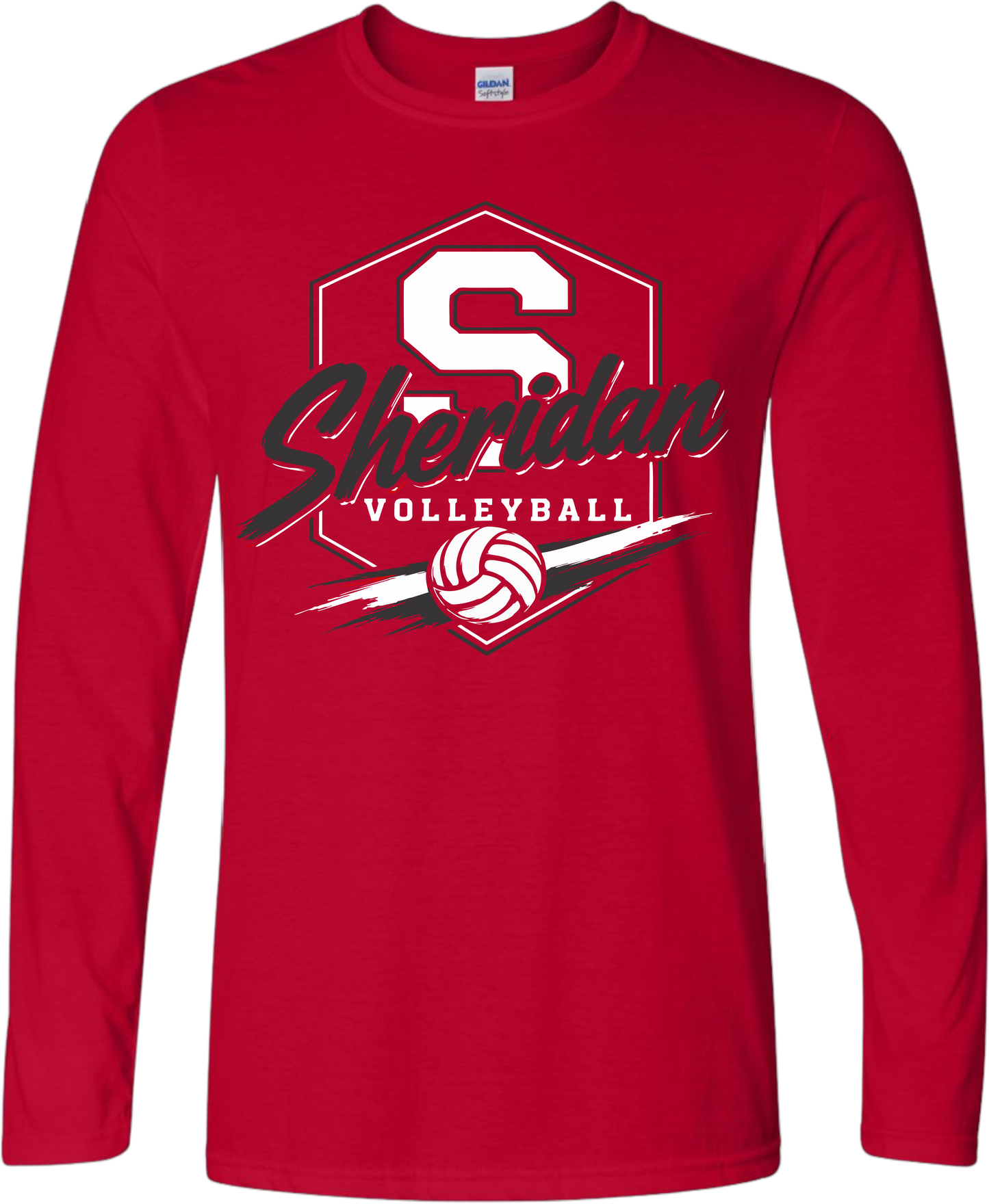 Sheridan Back To School _ Volleyball Design 2 Long Sleeve