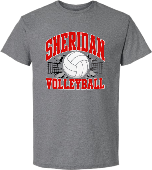 Sheridan Back To School _ Volleyball Design 1 T