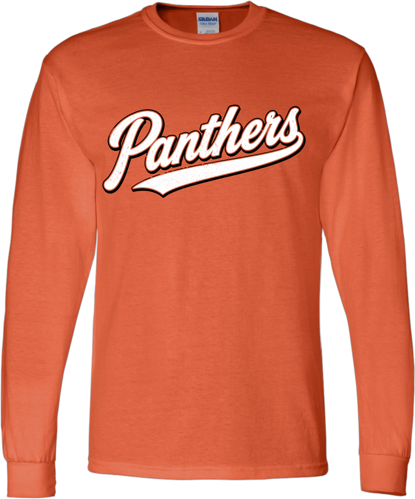 NL Back to School_ Panthers Varsity Script Long Sleeve