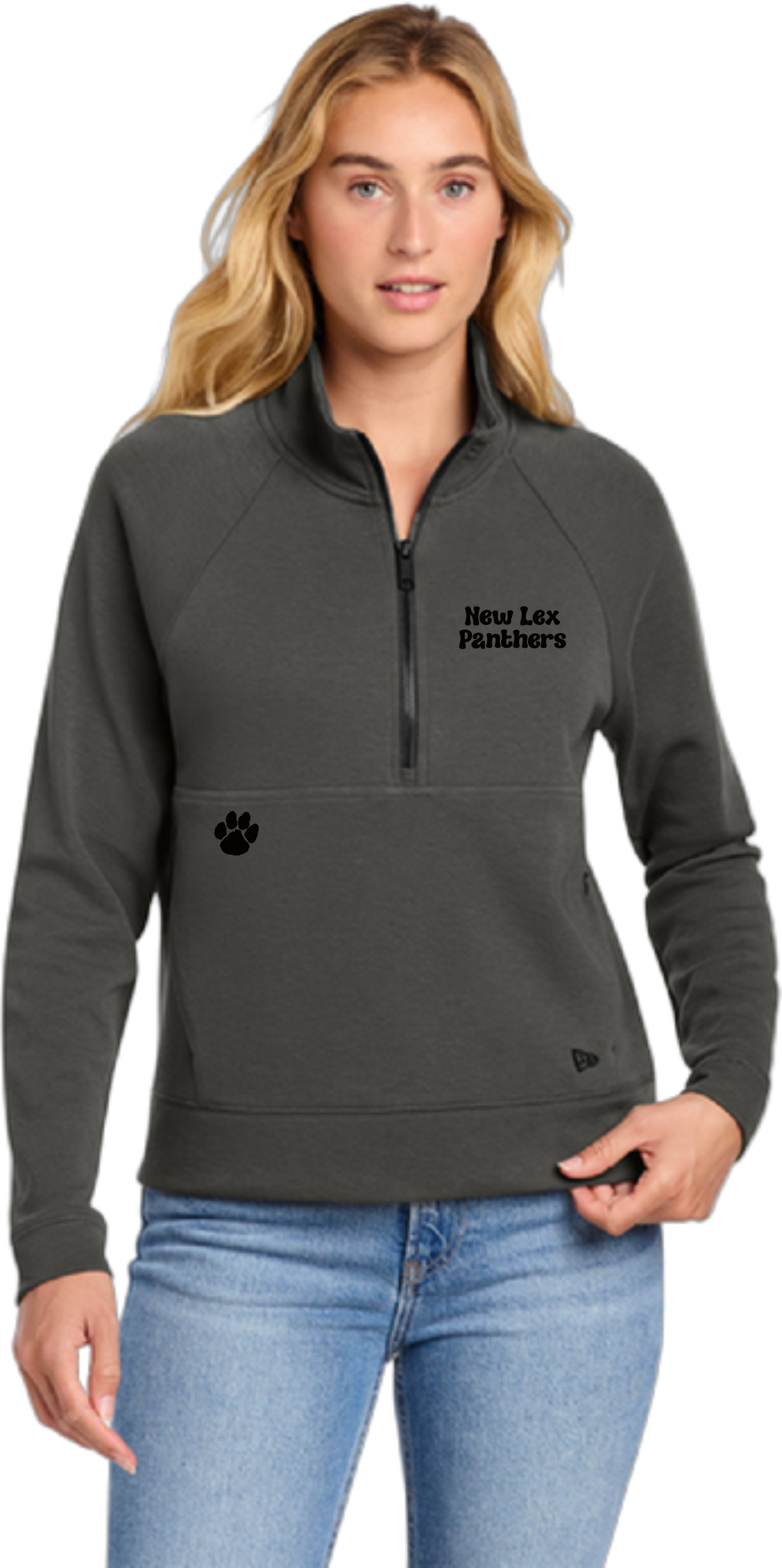NL Back to School_ Womens New Era 1/2 Zip