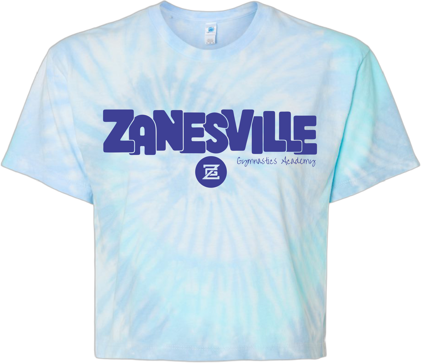 ZGA_Womens Crop Tie Dye