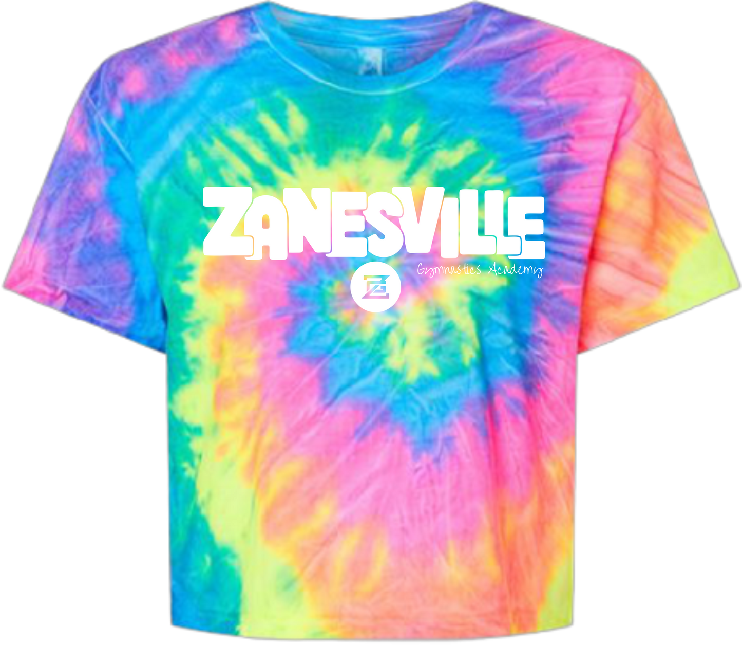 ZGA_Womens Crop Tie Dye
